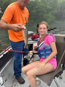 A Rainbow Trout caught fishing in Cotter