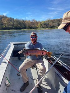 A rainbow trout caught while fishing in AR