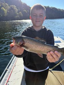 A rainbow trout caught fishing in AR