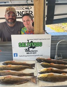 Redfish in Delacroix, Louisiana