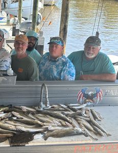 Fishermen enjoying a day of fishing in St Bernard