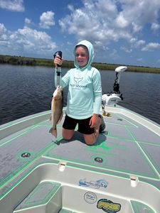 Redfish caught while fishing in LA