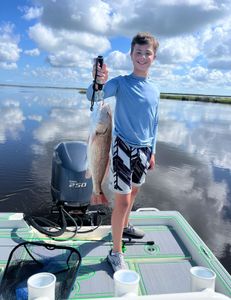 Redfish caught while fishing in LA