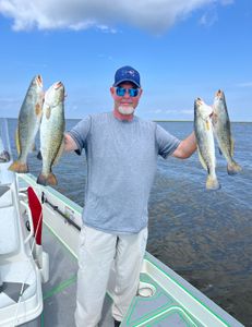 Four spotted weakfish caught while fishing in LA