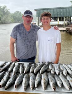 9 spotted weakfish caught while fishing in St Bernard