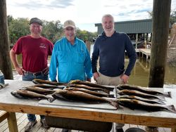 3 people fishing in LA