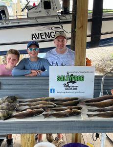 Two redfish caught in St Bernard