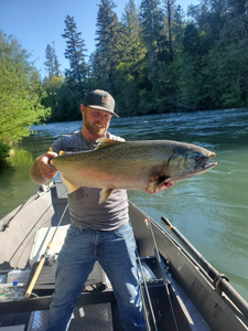 Chinook Salmon caught in Central Point