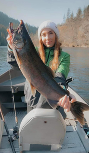 An angler fishing in Oregon