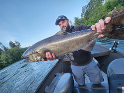 A person fishing in OR
