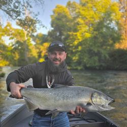 A rainbow trout fish caught in Central Point