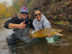 Two anglers fishing at Waterport