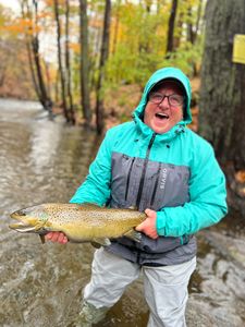 Rainbow trout caught while fishing in Waterport