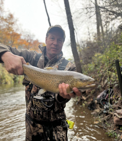 One person fishing in NY