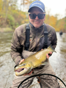 Great catch with fly fishing techniques along the river today!