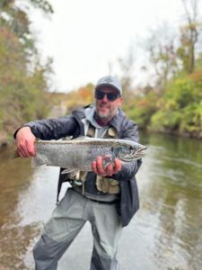 Angler fishing in NY