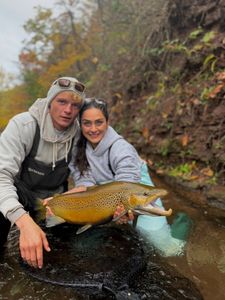 Two people fishing in Waterport