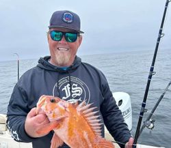 Angler with fishing rod in Santa Barbara