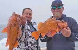 Two anglers fishing in Santa Barbara