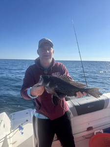 Angler with big 21-inch fish caught in Cape May