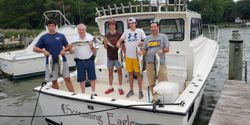 Bluefish caught while fishing in Neavitt