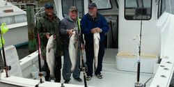 Two striped bass caught while fishing in MD
