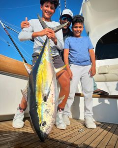 Blackfin tuna caught while fishing in FL