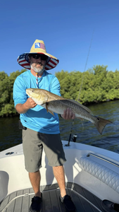 Caught a 24-inch redfish in FL