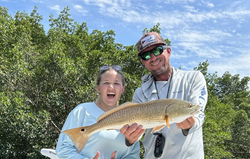 Redfish caught by two people in Ruskin