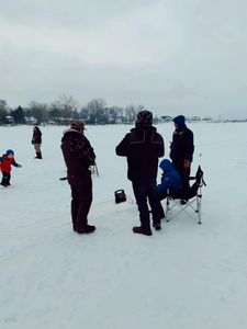 Three people fishing in Stillwater