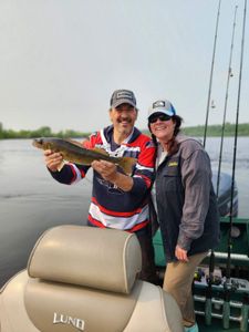 Sauger fish caught in Stillwater
