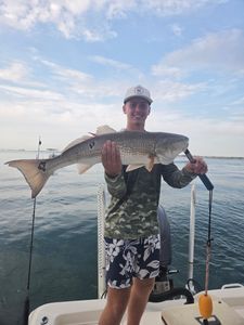 Large redfish caught while fishing in Edgewater FL waters