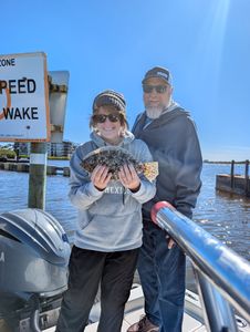 Southern flounder caught fishing in Edgewater FL