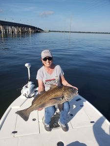 Lone angler caught a 27-inch fish