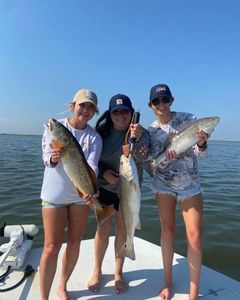 3 redfish caught in TX