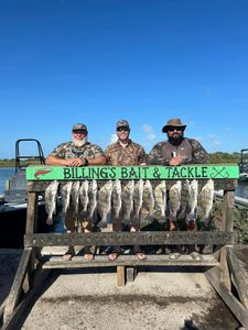2 black drum fishing in TX