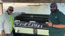 Two people fishing in Corpus Christi