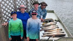 5 people fishing in Corpus Christi
