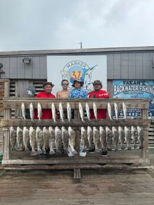 Five people fishing in Corpus Christi