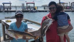 Two redfish caught in TX