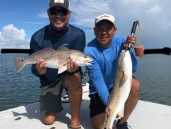 Two redfish caught in Texas