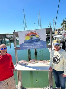Two people fishing in Florida