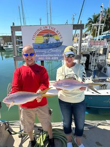 Two people fishing in Florida