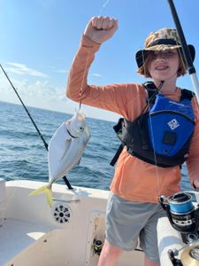 One person fishing in Kitty Hawk