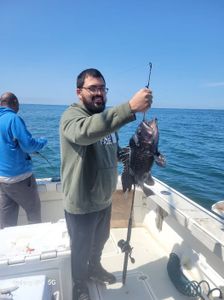 A single angler fishing in Fairhaven