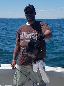 One person fishing in Fairhaven