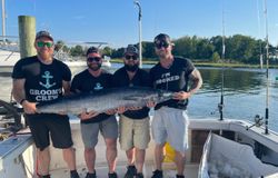 Image of a massive king mackerel caught while fishing in Fairhaven