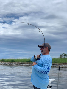 Person fishing in LA