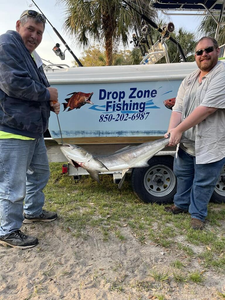 Two people fishing in Carrabelle