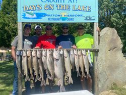 9 big fish caught while fishing in MI